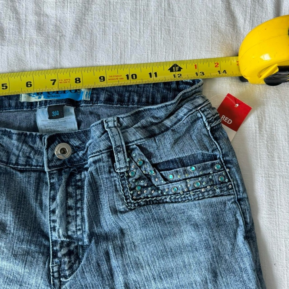 Vintage Y2K Apollo low rise bootcut embedded jeans - Picture 6 of 7